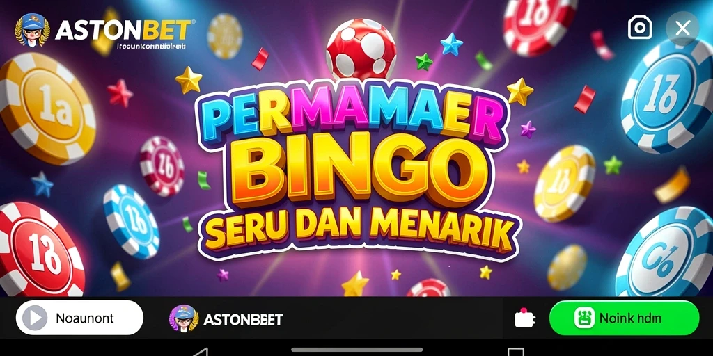 Gameplay menarik dalam permainan Bingo ASTONBET.