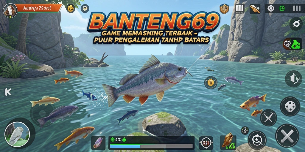 Tangkapan ikan yang spektakuler dalam gameplay BANTENG69.