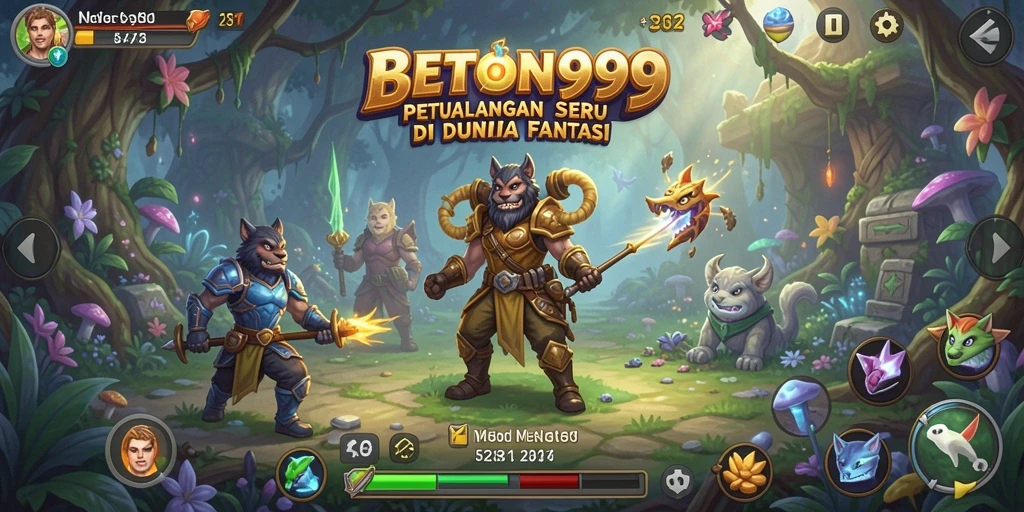 Tampilan gameplay menarik di BETON999 saat menjelajahi dunia petualangan.
