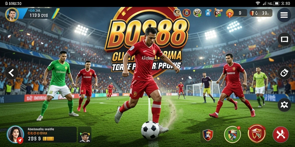 Tampilan menarik gameplay olahraga dalam BOS88.