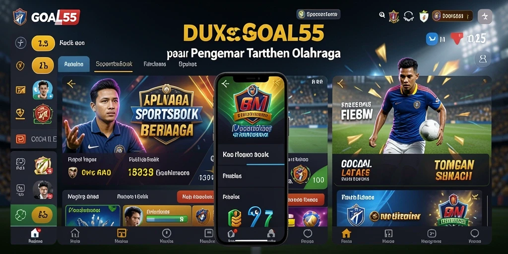 Tampilan gameplay GOAL55 yang menarik dan intuitif.