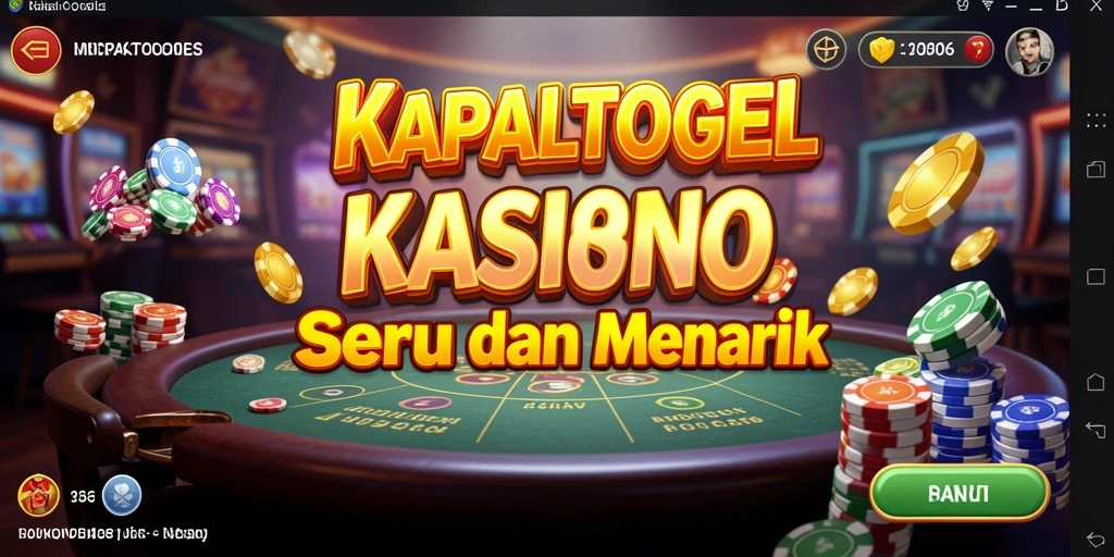 Tampilan gameplay Kasino yang seru dan menarik di KAPALTOGEL.