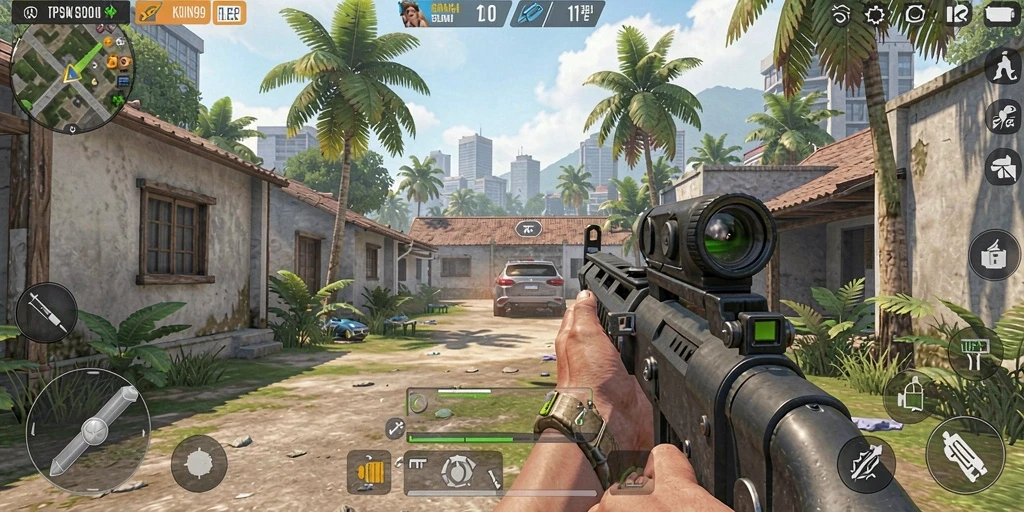 Tampilan gameplay KOIN99 dengan aksi seru dan strategi mendebarkan.
