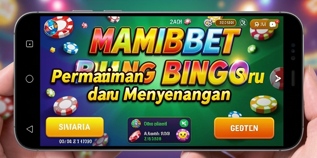 Screenshot MAMIBET menampilkan gameplay Bingo yang seru.