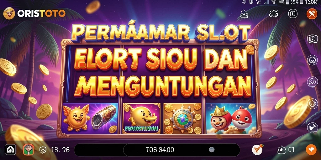 Tampilan gameplay Slot yang seru di ORISTOTO.