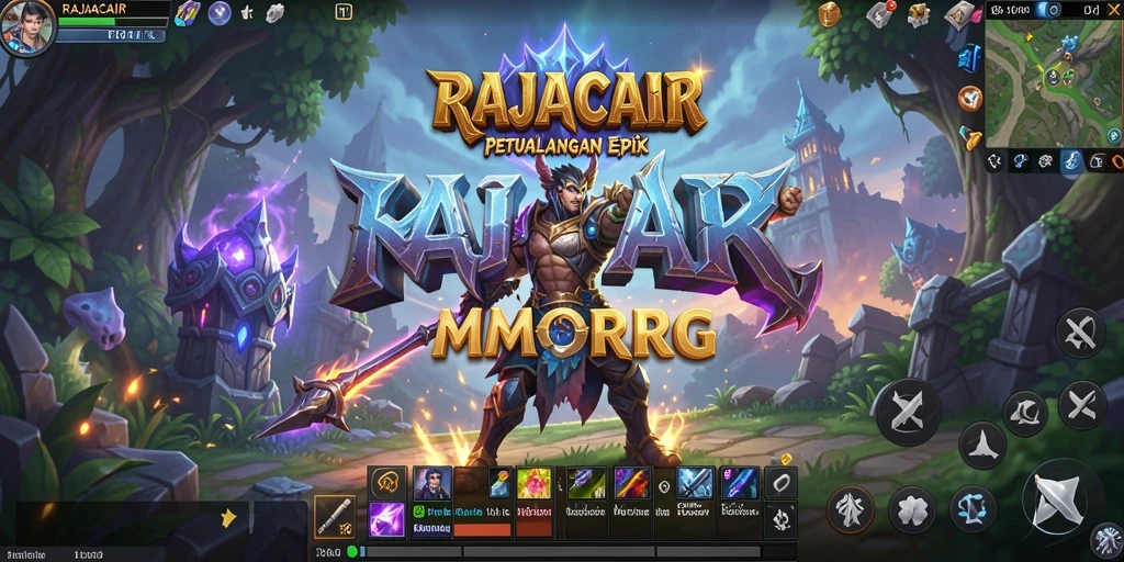 Gameplay mendebarkan dalam dunia fantasi RAJACAIR.