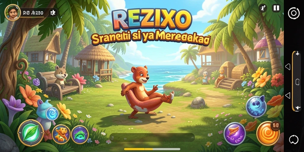 Tampilan menarik dalam permainan REZIXO yang menyenangkan.
