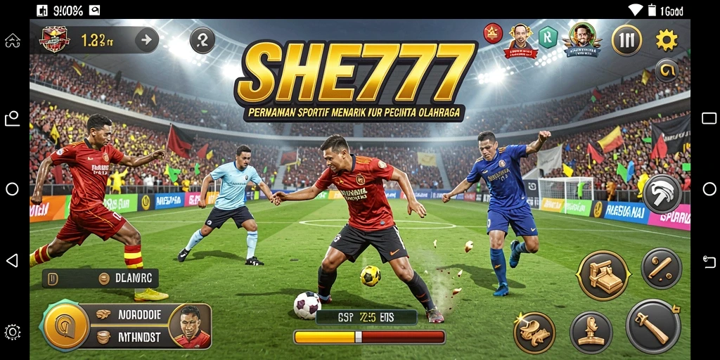 Gameplay memukau dalam SHE777 yang mendebarkan.