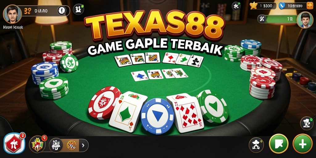 Tampilan gameplay seru dan menegangkan di TEXAS88.