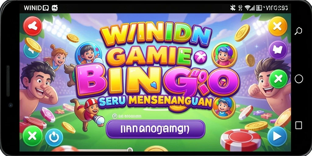 Tampilan gameplay seru dari game Bingo WINIDN.