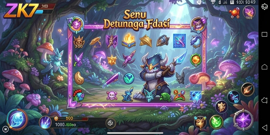Tampilan gameplay menawan dari ZK7 yang menyajikan aksi seru.